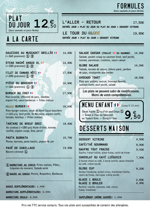 Restaurant Globe Café à Saint-Nazaire